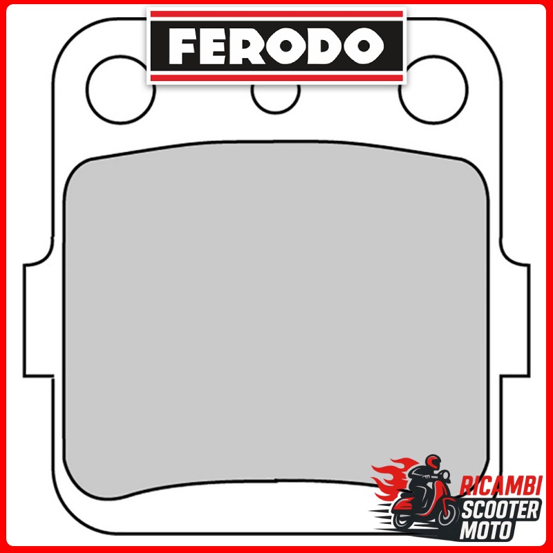 PASTIGLIE FRENO FERODO ECO FRICTION ANTERIORE-POSTERIORE ARCTIC DVX 400 400 2004-2008