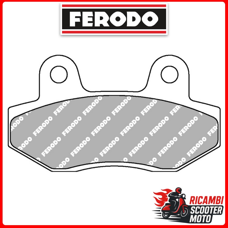 Ferodo Eco Friction Bremsbelage fur Vorder- und Hinterachse RIEJU RS-3 50 PRO 50 2014-2015