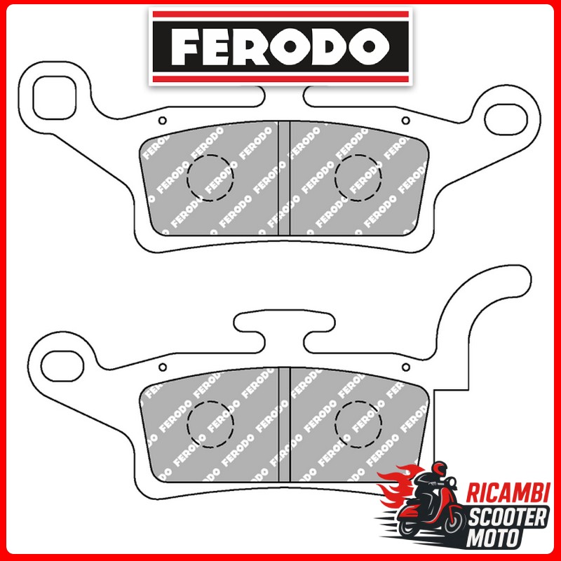 PASTIGLIE FRENO FERODO ECO FRICTION ANTERIORE YAMAHA HW 125 XENTER 125 2012-2017