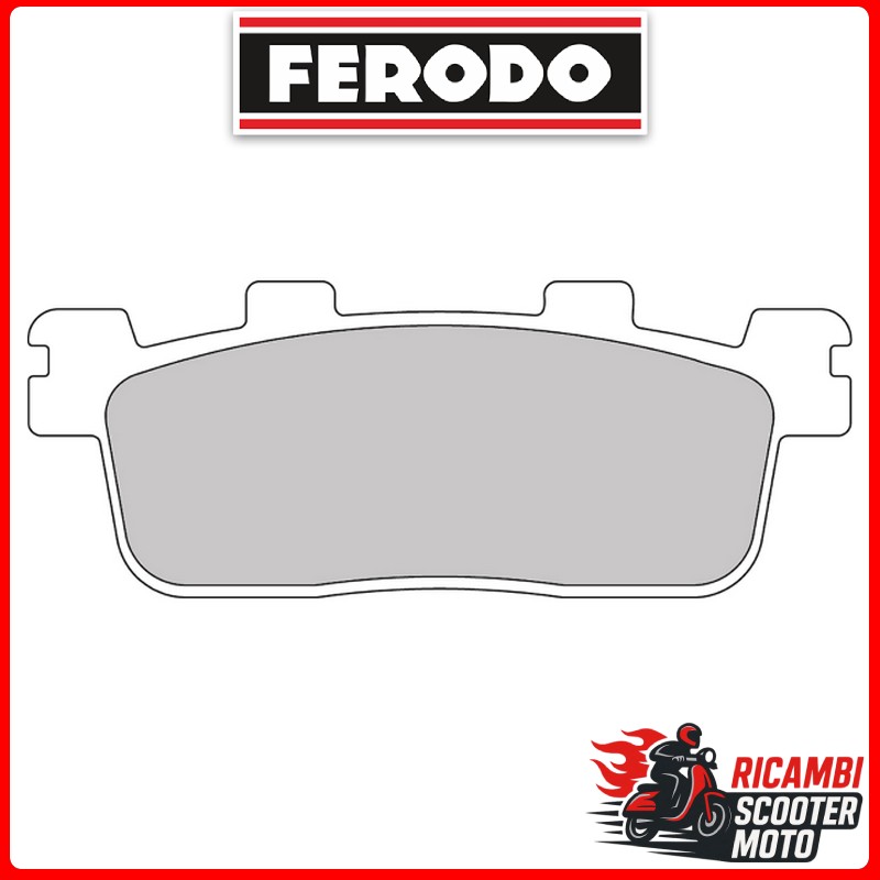 Pastillas de freno traseras Ferodo Eco Friction KYMCO AGILITY 300 I ABS EURO4 300 2019-2019