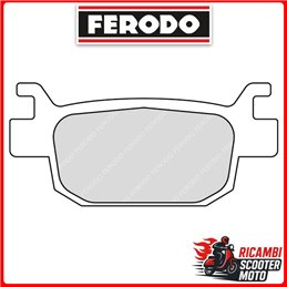 PASTIGLIE FRENO FERODO ECO FRICTION POSTERIORE PEUGEOT METROPOLIS 400 120 ANS ABS 400 2019-2019