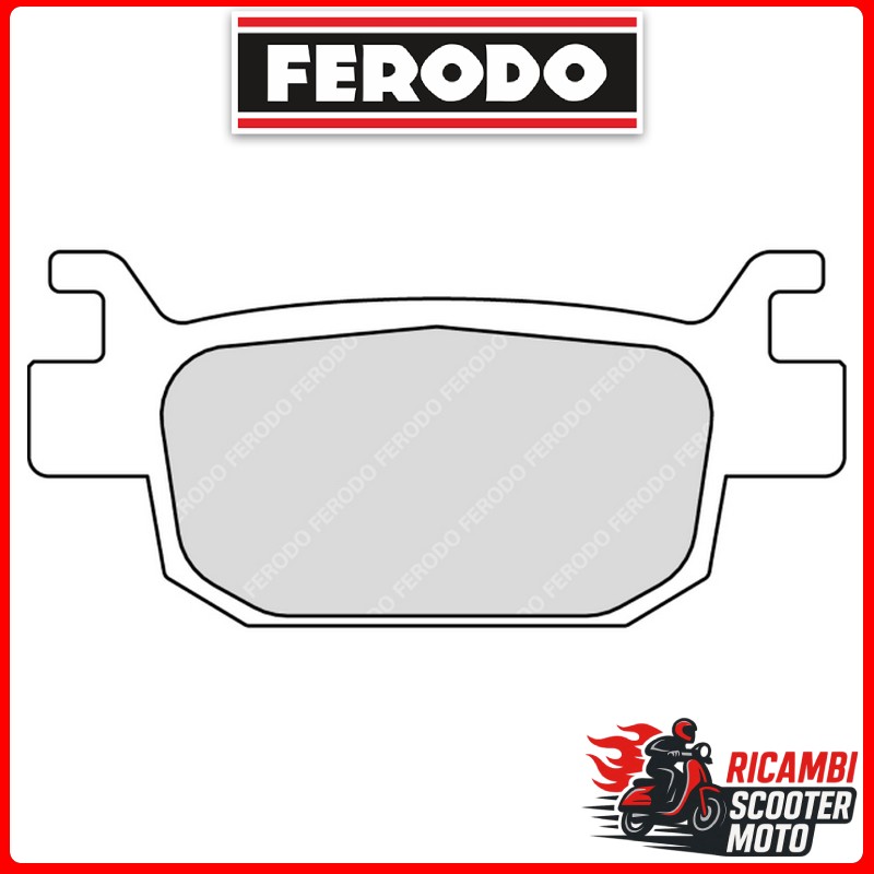 Ferodo Eco Friction Hinterradbremsbelage PEUGEOT METROPOLIS 400 120 ANS ABS 400 2019-2019