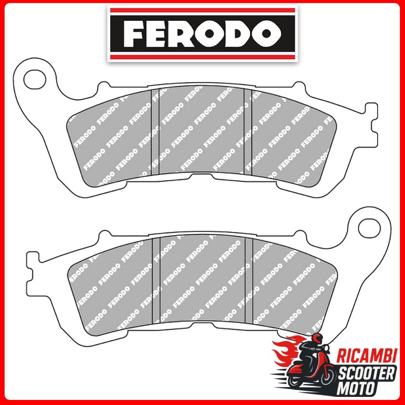 Pastillas de freno delanteras Ferodo Eco Friction SUZUKI UX SIXTEEN K8-L0 125 2008-2010