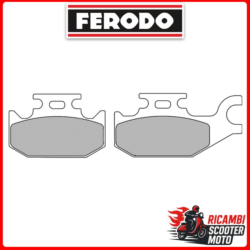Ferodo Eco Friction Hinterradbremsbelage YAMAHA YFM 400 FW KODIAK 400 2002-2002