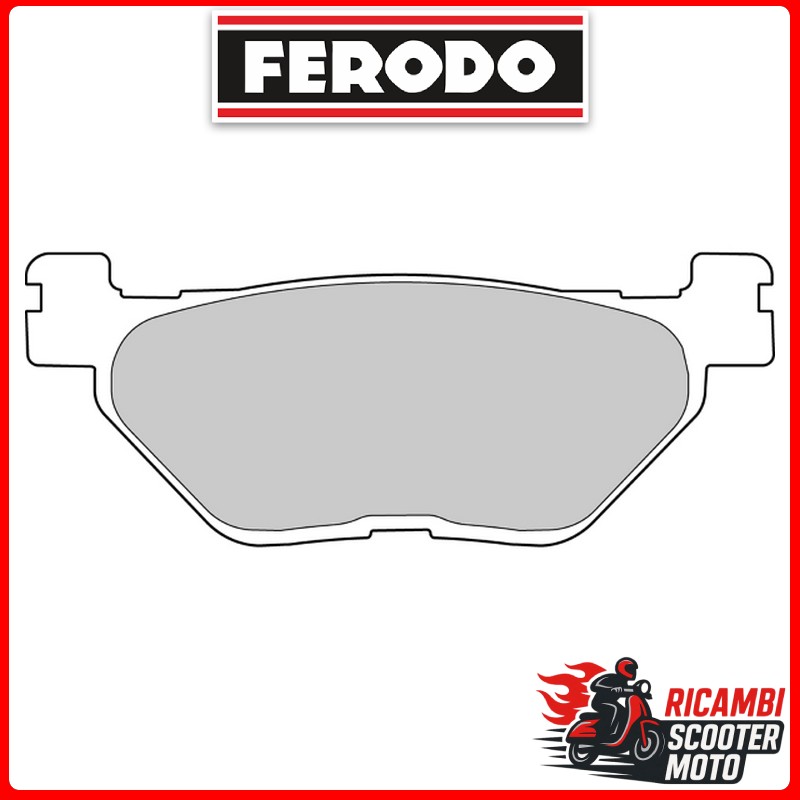 Pastillas de freno delanteras y traseras Ferodo Eco Friction YAMAHA XP500 T-MAX DX ABS 530 2017-2019