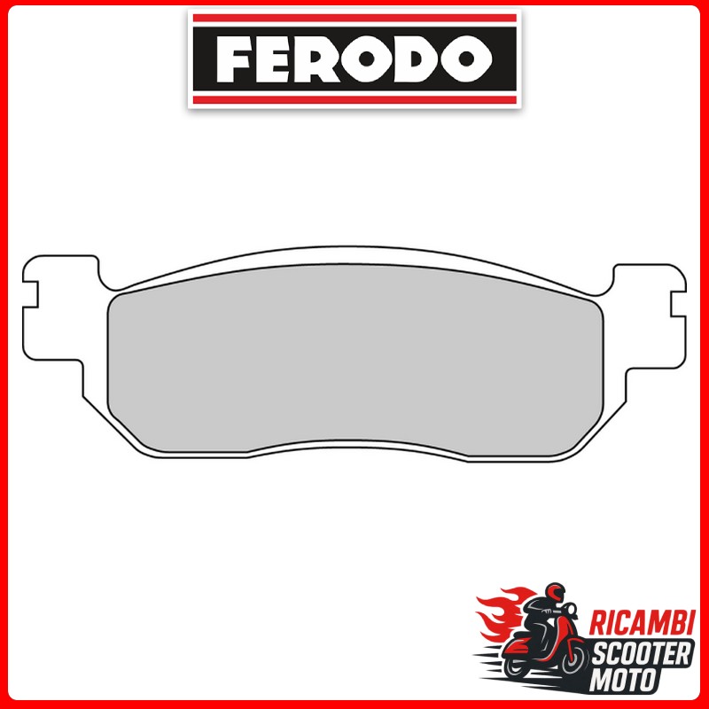 Ferodo Eco Friction Rear Brake Pads YAMAHA YP 400R X-MAX MOMODESIGN 400 2014-2014