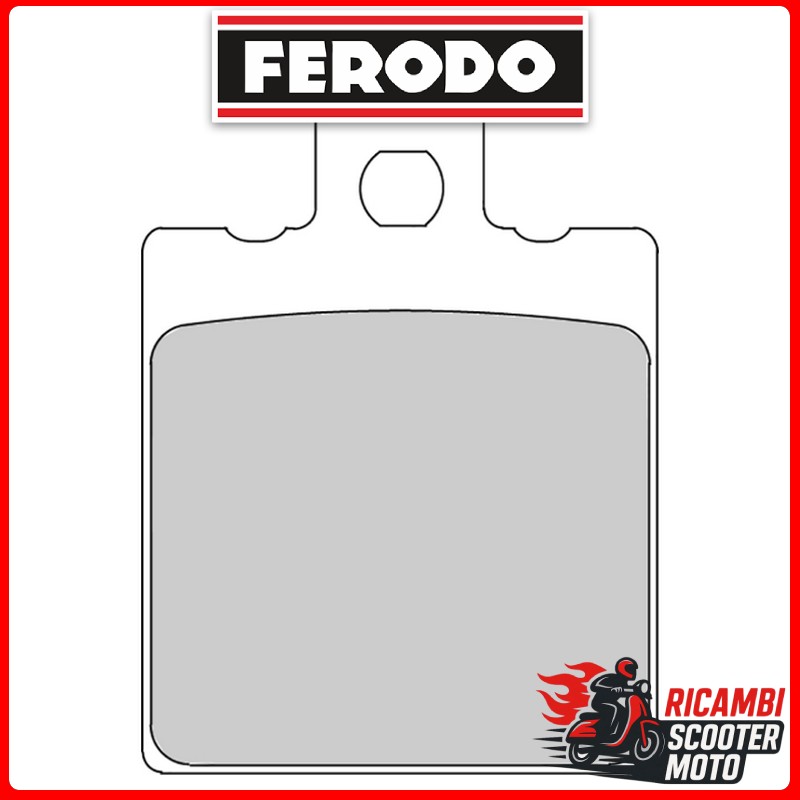 Ferodo Eco Friction Bremsbelage fur Vorder- und Hinterachse APRILIA AREA 51 50 1998-2000