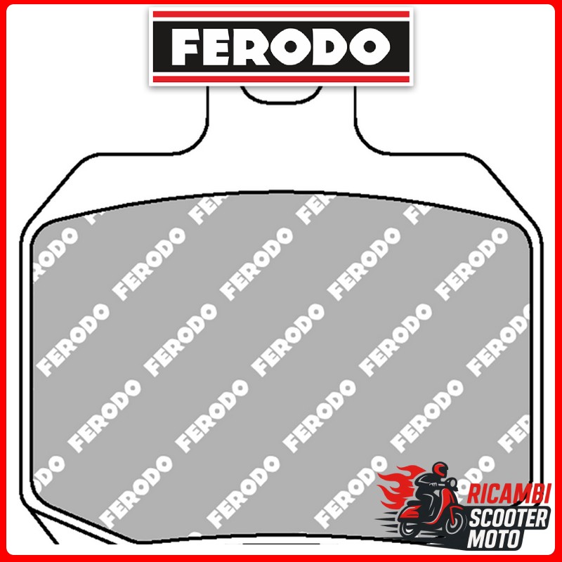 Ferodo Eco Friction Bremsbelage fur Vorder- und Hinterachse DERBI GP1 250 2006-2007