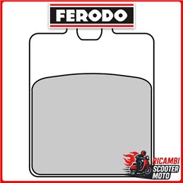 PASTIGLIE FRENO FERODO ECO FRICTION ANTERIORE-POSTERIORE DERBI SONAR 4T 125 2009-2011