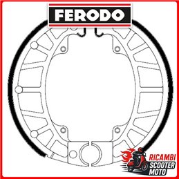 Garnitures de frein FERODO ECO PIAGGIO DIESIS 50 2001-2001