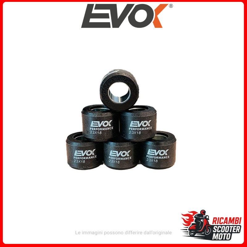Rollensatz Evok Iron Drive 21x17mm 13gr HONDA FES 125 PANTHEON 125 1998-2002