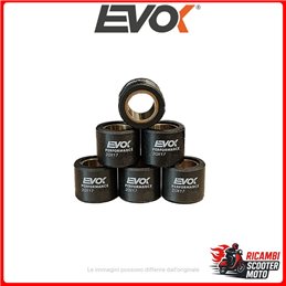 EVOK IRON ANTRIEBSROLLENSATZ 20X17MM 9GR PEUGEOT ELYSEO 125 DD 125 2001-2003