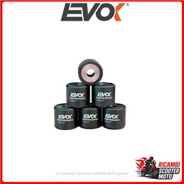 KIT RULLI EVOK IRON DRIVE 19X17MM 8,5GR PIAGGIO BEVERLY 125-200 125 2001-2003