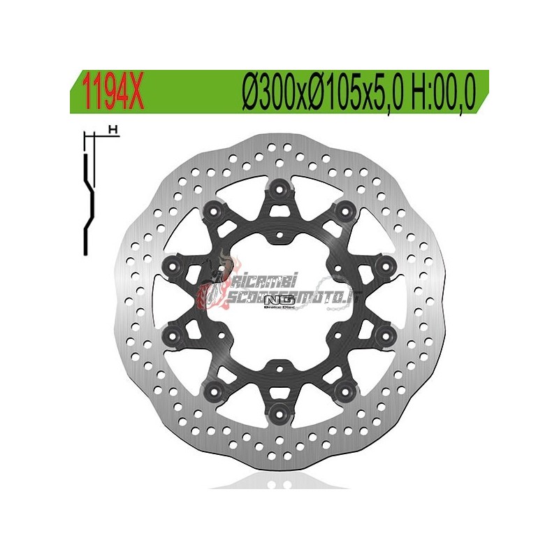 DISCO DE FRENO DELANTERO BMW F GS 650 2001-2007