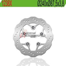 DISCO DE FRENO TRASERO KYMCO AGILITY 4T R16 PLUS / POWER UP E5 125 2021-2024