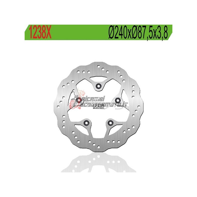REAR BRAKE DISC KYMCO AGILITY 4T R16 PLUS / POWER UP E5 125 2021-2024