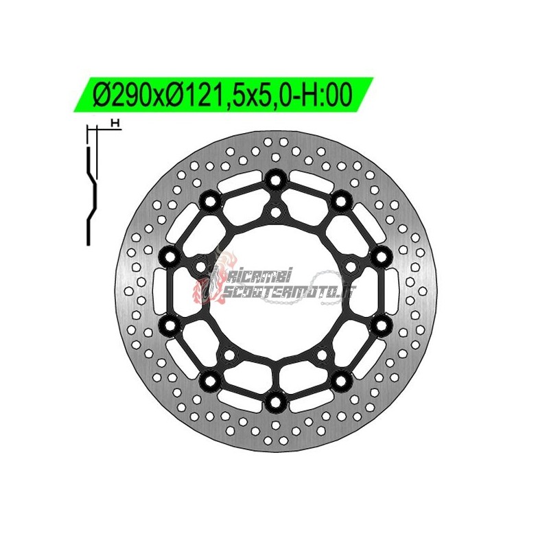 DISCO DE FRENO DELANTERO SUZUKI SFV GLADIUS 650 2009-2016 DISCO DE FRENO DELANTERO SUZUKI SFV GLADIUS 650 2009-2016