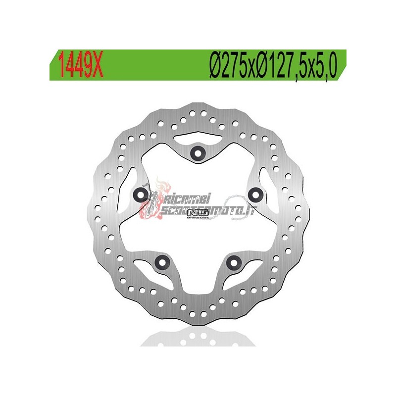 DISCO DE FRENO DELANTERO TRASERO SYM MAXSYM I 400 2011-2021 DISCO DE FRENO DELANTERO TRASERO SYM MAXSYM I 400 2011-2021