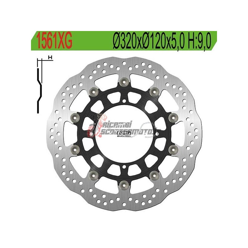 FRONT BRAKE DISC HUSQVARNA SM R 400 2002-2007