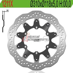 VORDERE BREMSSCHEIBE SUZUKI DR-Z SM 400 2005-2010
