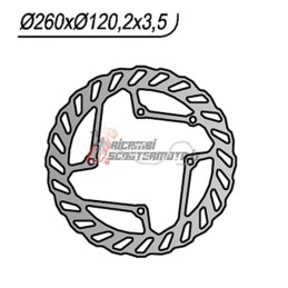 DISCO FRENO ANTERIORE BETA MOTOR RR EN 250 2005-2007