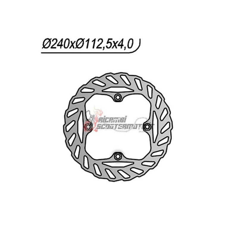 DISCO FRENO POSTERIORE BETA MOTOR RR EN 250 2005-2007