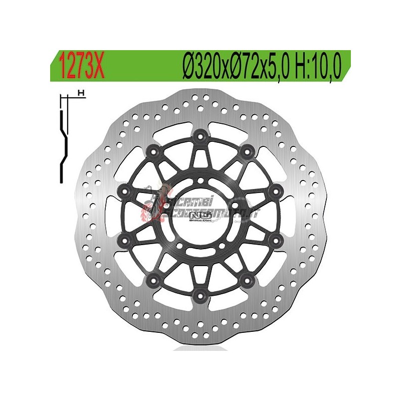 DISQUE DE FREIN AVANT DUCATI MONSTER 796 2011-2014
