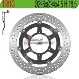 FRONT BRAKE DISC HONDA CBF N 600 2008-2010