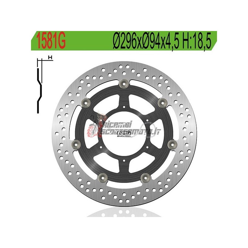 FRONT BRAKE DISC HONDA CBF N 600 2008-2010 FRONT BRAKE DISC HONDA CBF N 600 2008-2010