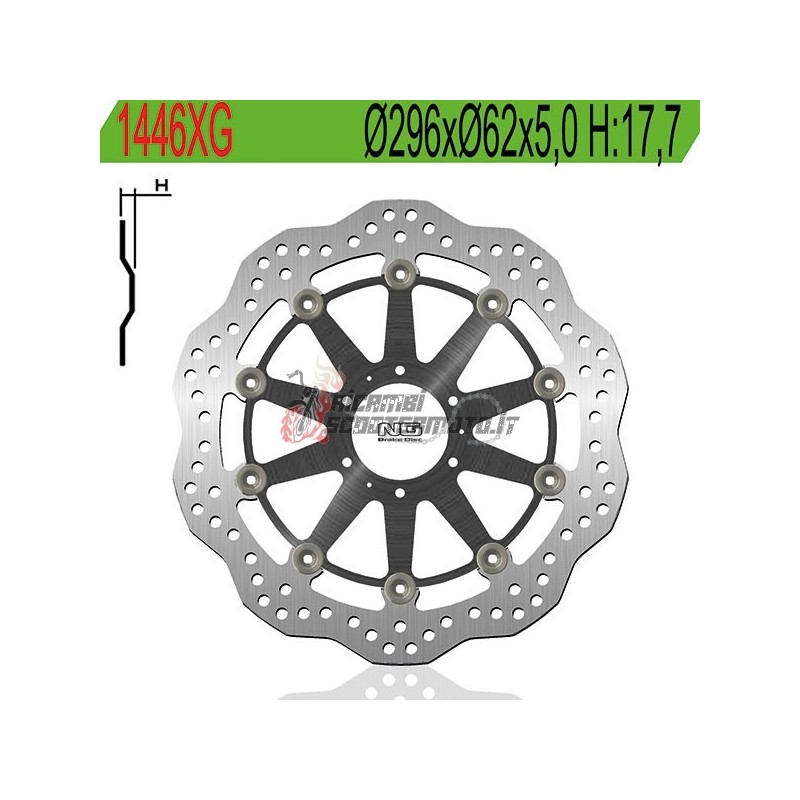 FRONT BRAKE DISC HONDA XLV VARADERO 1000 1999-2011