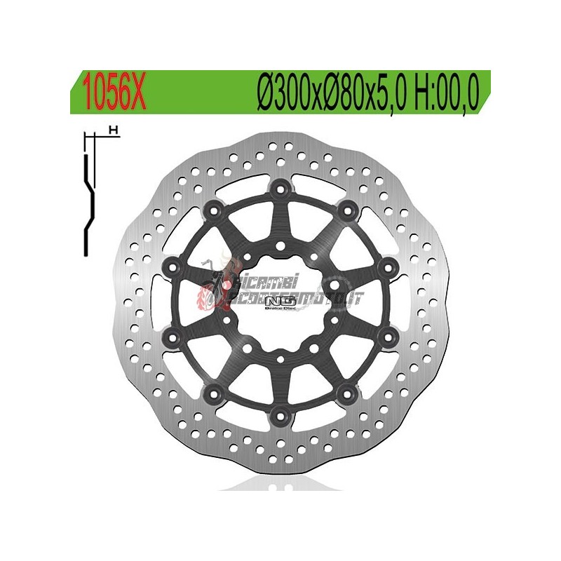 DISCO FRENO ANTERIORE KAWASAKI NINJA ZX-6R 600 2007-2016 DISCO FRENO ANTERIORE KAWASAKI NINJA ZX-6R 600 2007-2016