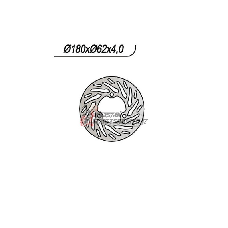 DISCO DE FRENO TRASERO SHERCO ENDURO 50 2007-2012