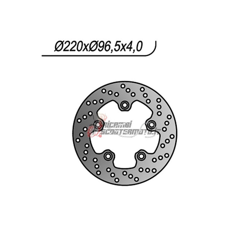 FRONT BRAKE DISC SYM HD E2 125 2003-2006