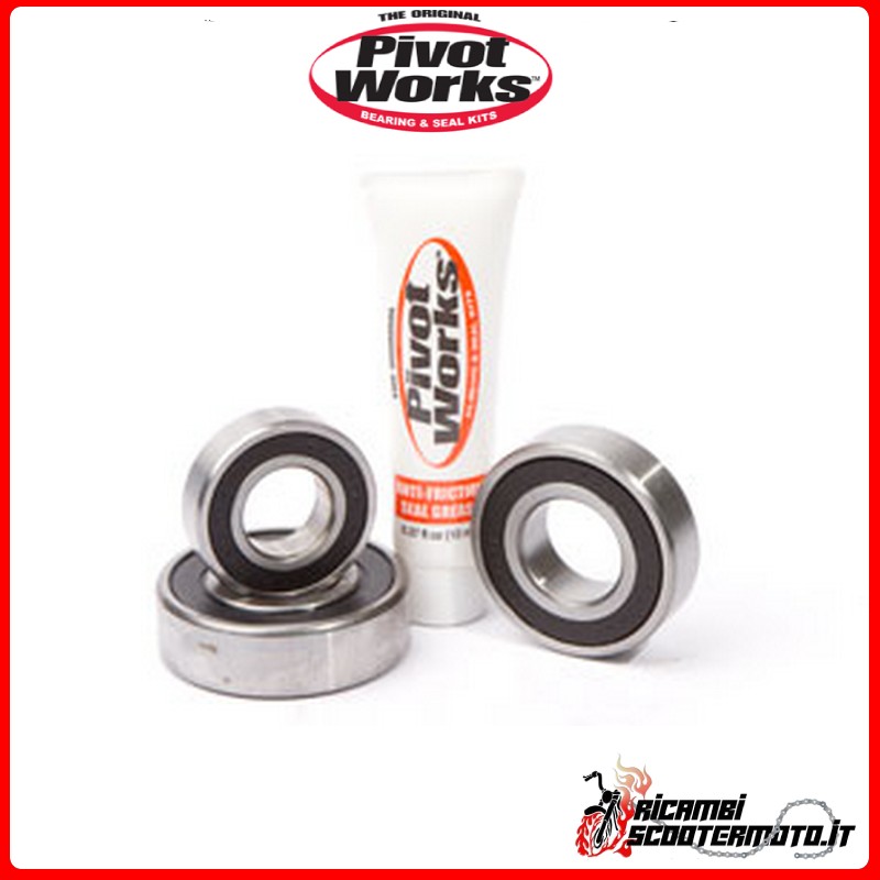 KIT DE ROULEMENT ET DE JOINTS DE ROUE AVANT PIVOT WORKS Kawasaki KL 650 A 1987-2007