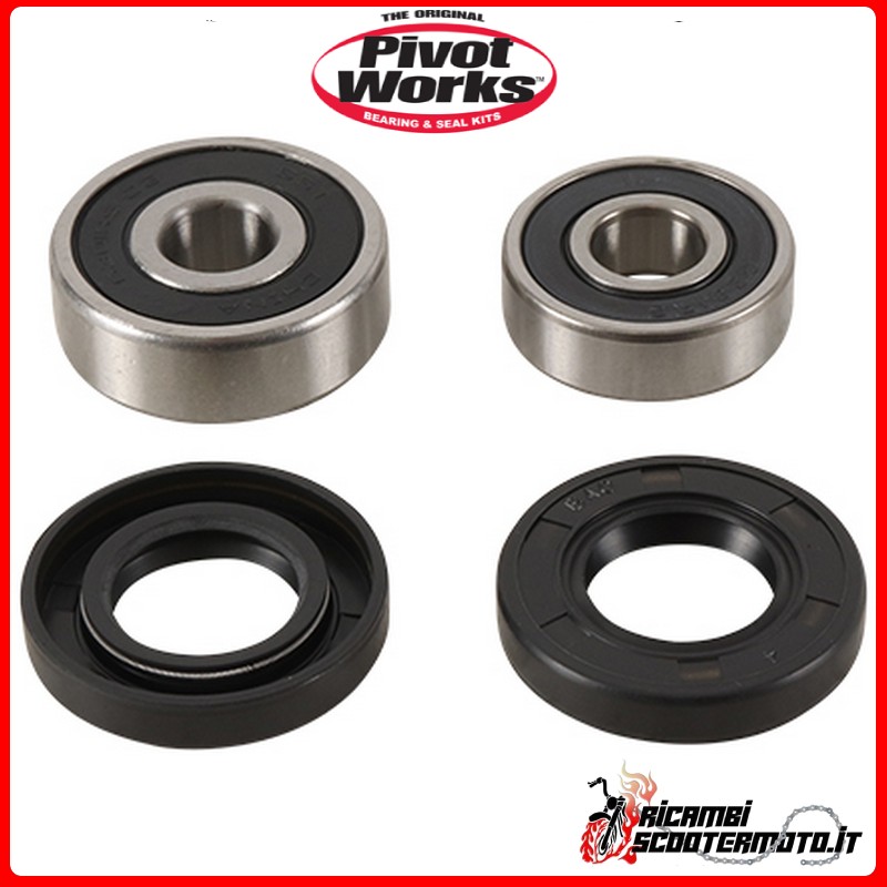 PIVOT WORKS FRONT WHEEL BEARING AND SEALS KIT Kawasaki KX 65 2000-2019