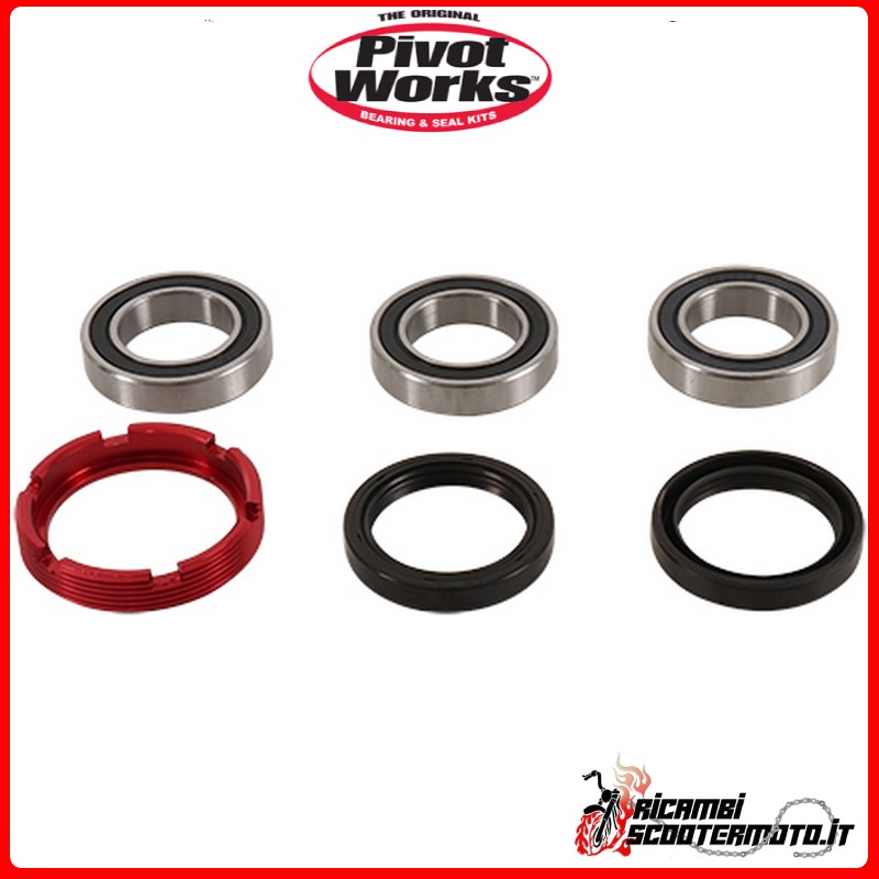 KIT DE ROULEMENT ET DE JOINTS DE ROUE AVANT PIVOT WORKS Honda CR 125 R 2000-2007