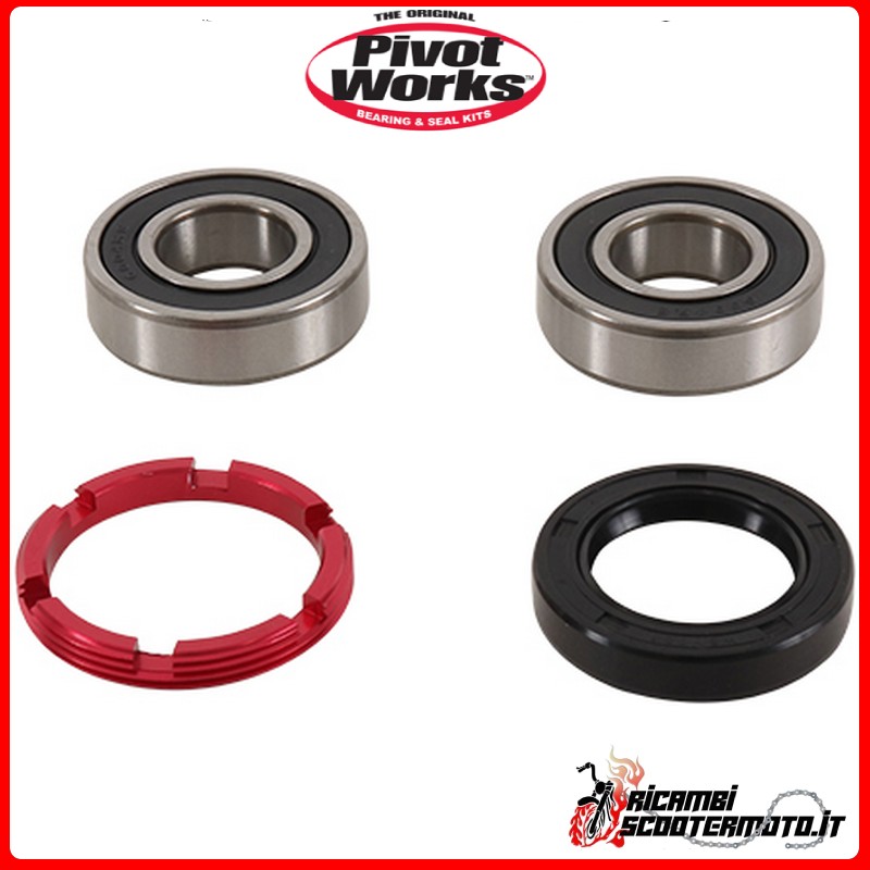 KIT DE ROULEMENT ET DE JOINTS DE ROUE AVANT PIVOT WORKS Honda CR 125 R 1983-1986