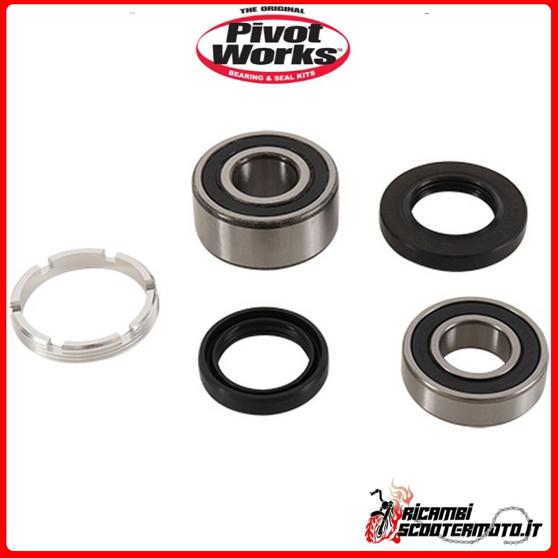 KIT DE ROULEMENT ET DE JOINTS DE ROUE AVANT PIVOT WORKS Honda CR 500 R 1989