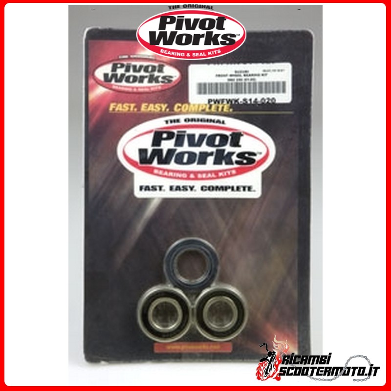 KIT CUSCINETTI RUOTA ANTERIORE PIVOT WORKS SUZUKI DR-Z 250 2001-2007