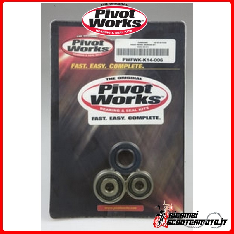 PIVOT WORKS FRONT WHEEL BEARING KIT Kawasaki KLX 110 2002-2019