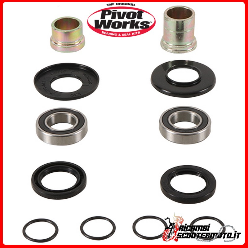 PIVOT WORKS FRONT WHEEL COLLARS Kawasaki KX 125 2004-2005
