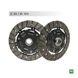 NEWFREN CLUTCH DISC SET MOTO GUZZI POLIZIA 1A e 2A serie 750 1992 - 2002 CONDUTTORE DRY CLUTCH