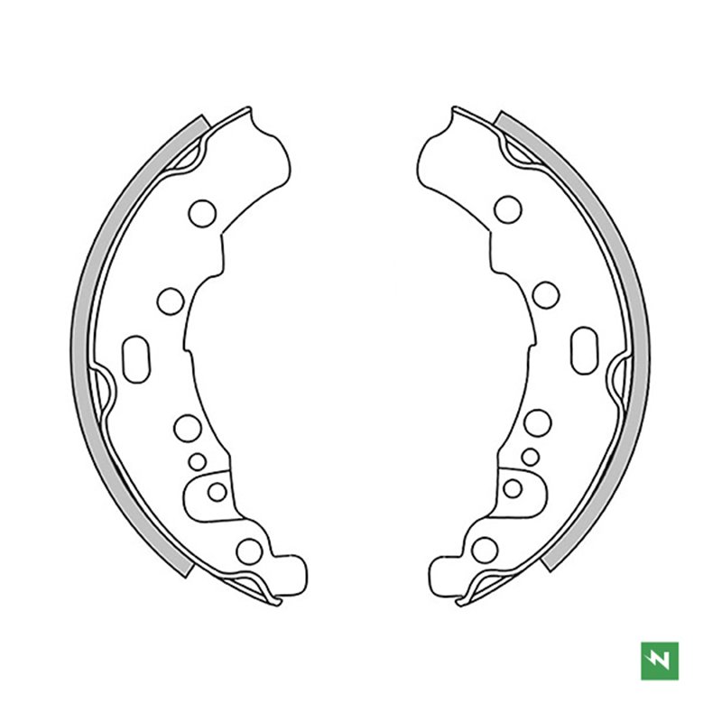 NEWFREN BRAKE SHOES PIAGGIO APE POKER BENZINA 420 1993