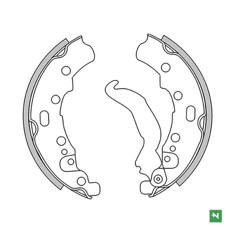 NEWFREN BRAKE SHOES PIAGGIO APE CAR DIESEL 420 1986 - 1996