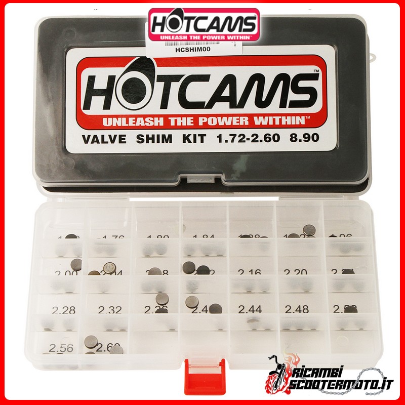 KIT DE LAMINAS PARA VÁLVULAS 8,90 MM Hot Cams Ktm 250 SX-F / SXS-F / Factory 2005