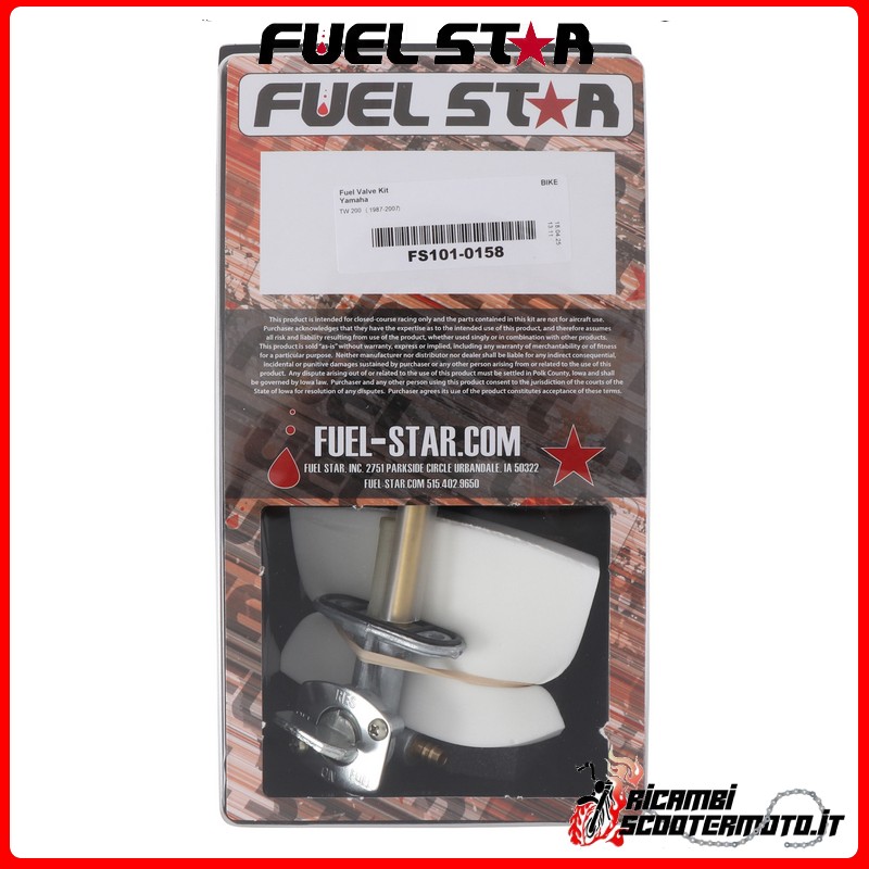 KIT RUBINETTO BENZINA FUEL STAR YAMAHA TW 200 TRAILWAY 1987-2007