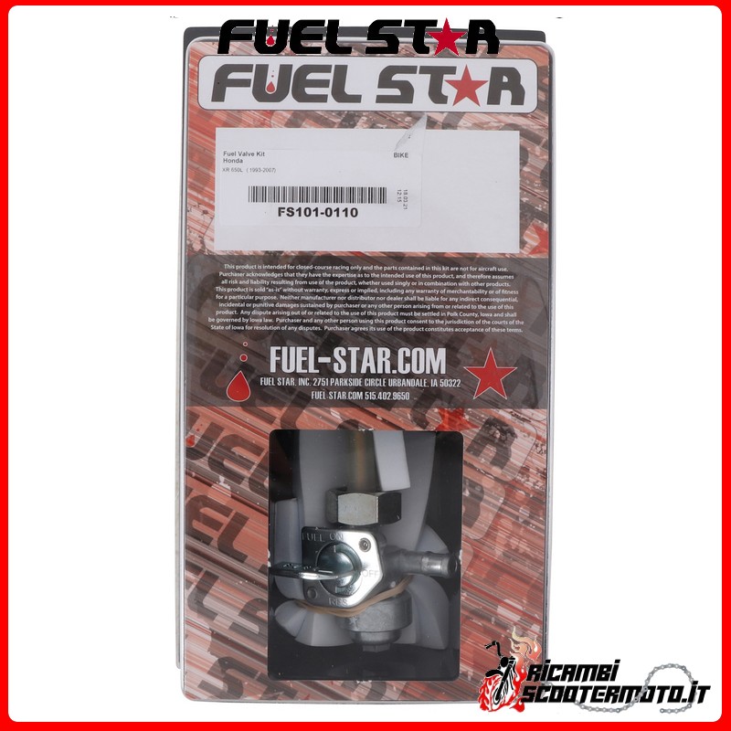 KIT ROBINET D'ESSENCE Fuel Star Honda XR 650 L 1993-2007