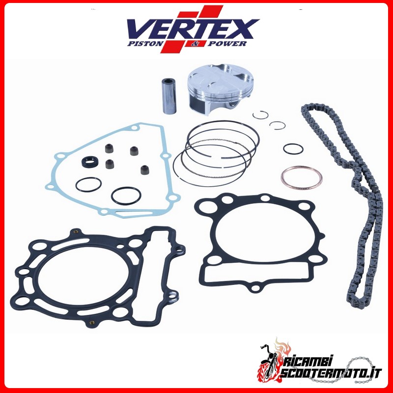 KOLBENSATZ + KÄFIG + DICHTUNGEN VERTEX 76,97 Kawasaki KX 250 F 2010