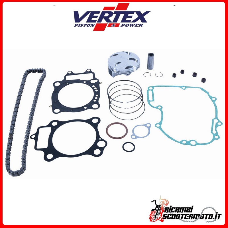 PISTON KIT + CAGE + SEALS VERTEX 77,97 Honda CRF 250 R 2008-2009