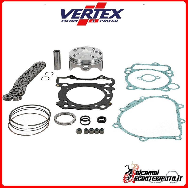 PISTON KIT + CAGE + SEALS VERTEX 76,96 Yamaha YZ 250 F 2008-2013